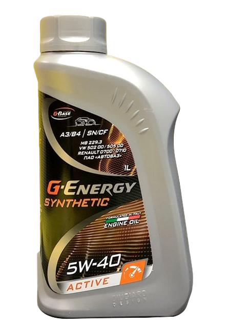 Моторное масло G-Energy Synthetic Active SAE 5W-40, 1л